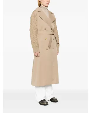 Max Mara 撥水性ギャバジン トレンチコート ブラウン - サムネイル3