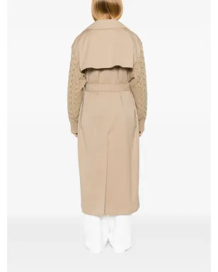 Max Mara 撥水性ギャバジン トレンチコート ブラウン - サムネイル4