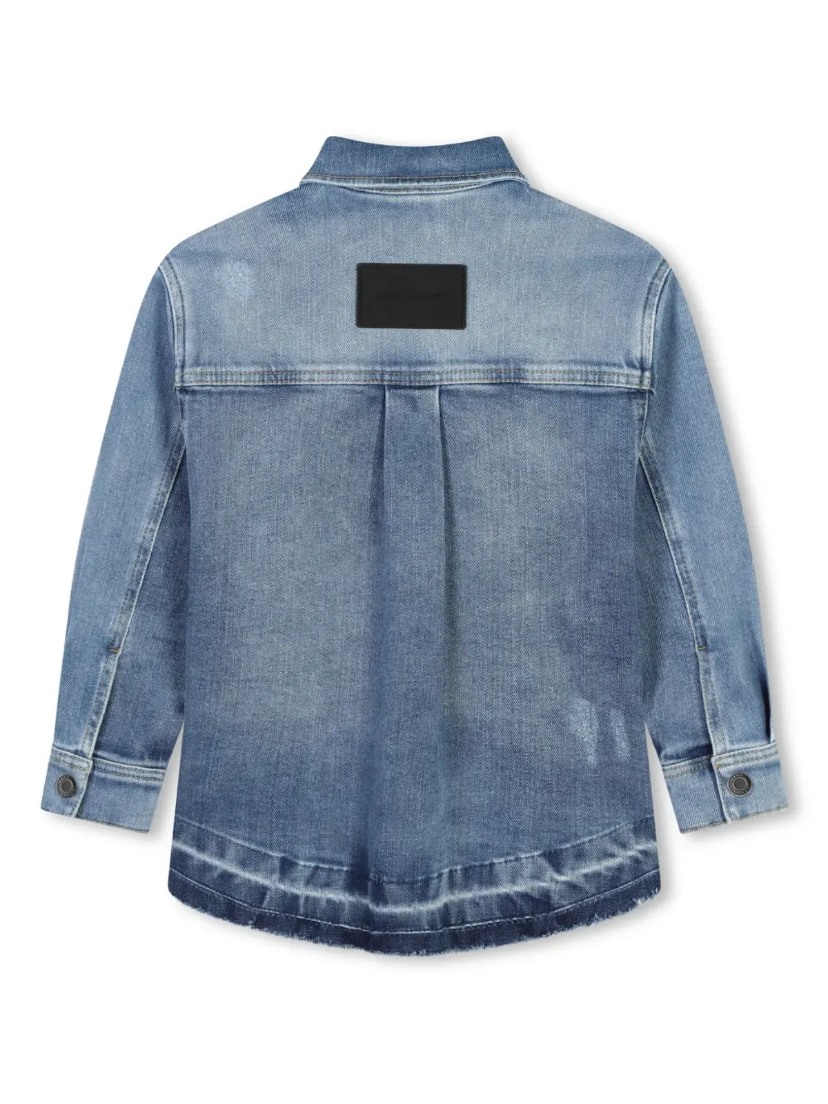 Marc Jacobs Kids パッチワークデザイン デニムシャツ - ブルー - 画像2