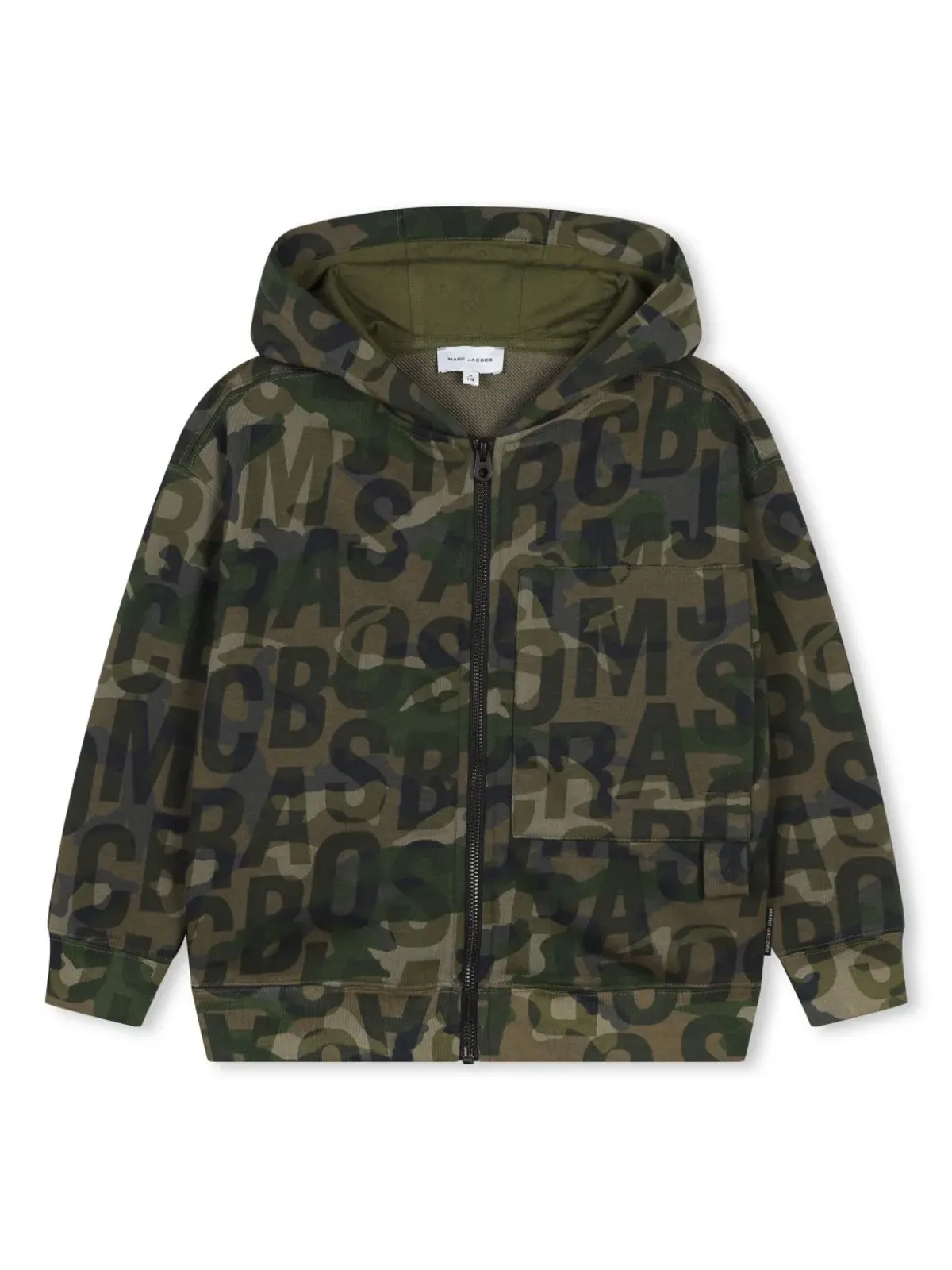 Marc Jacobs Kids カモフラージュ柄プリントフーディー - 画像1