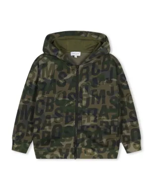 Marc Jacobs Kids カモフラージュ柄プリントフーディー - サムネイル1
