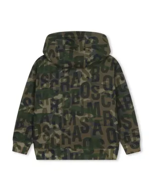 Marc Jacobs Kids カモフラージュ柄プリントフーディー - サムネイル2