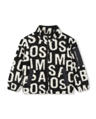 Marc Jacobs Kids ロゴジャカード ジップアップ カーディガン - サムネイル1