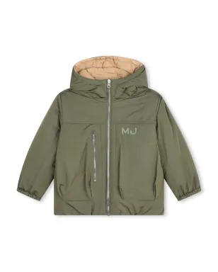 Marc Jacobs Kids フード付きリバーシブルパディングジャケット - サムネイル1