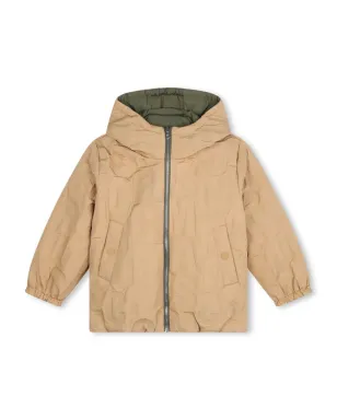 Marc Jacobs Kids フード付きリバーシブルパディングジャケット - サムネイル3