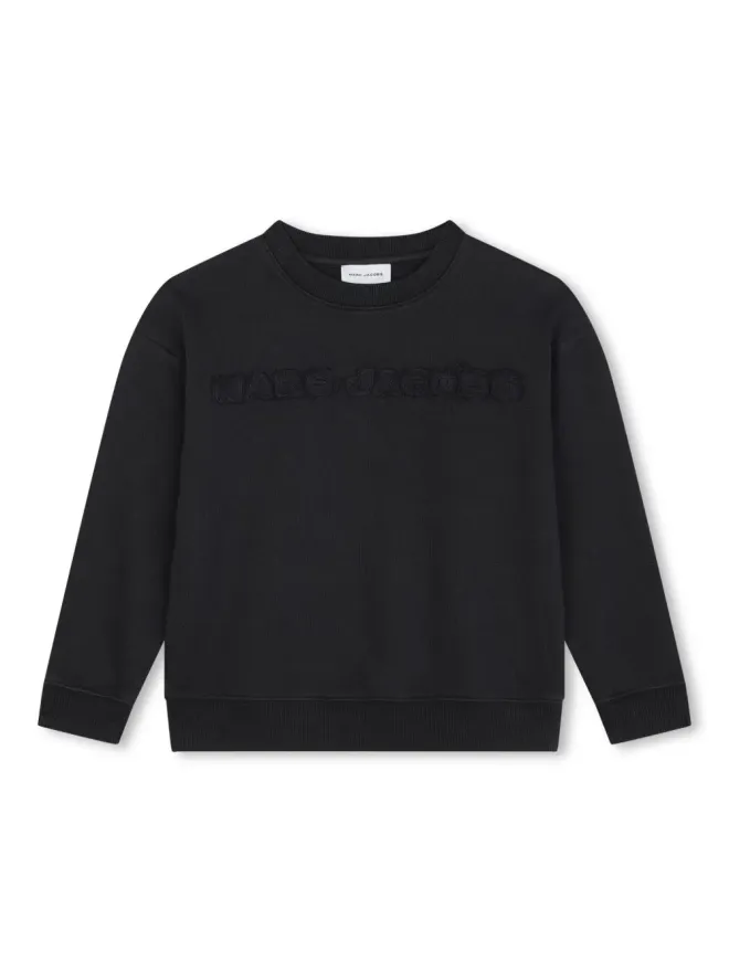 Marc Jacobs Kids Marc Jacobs Kids Branded sweatshirt - Blackの商品画像