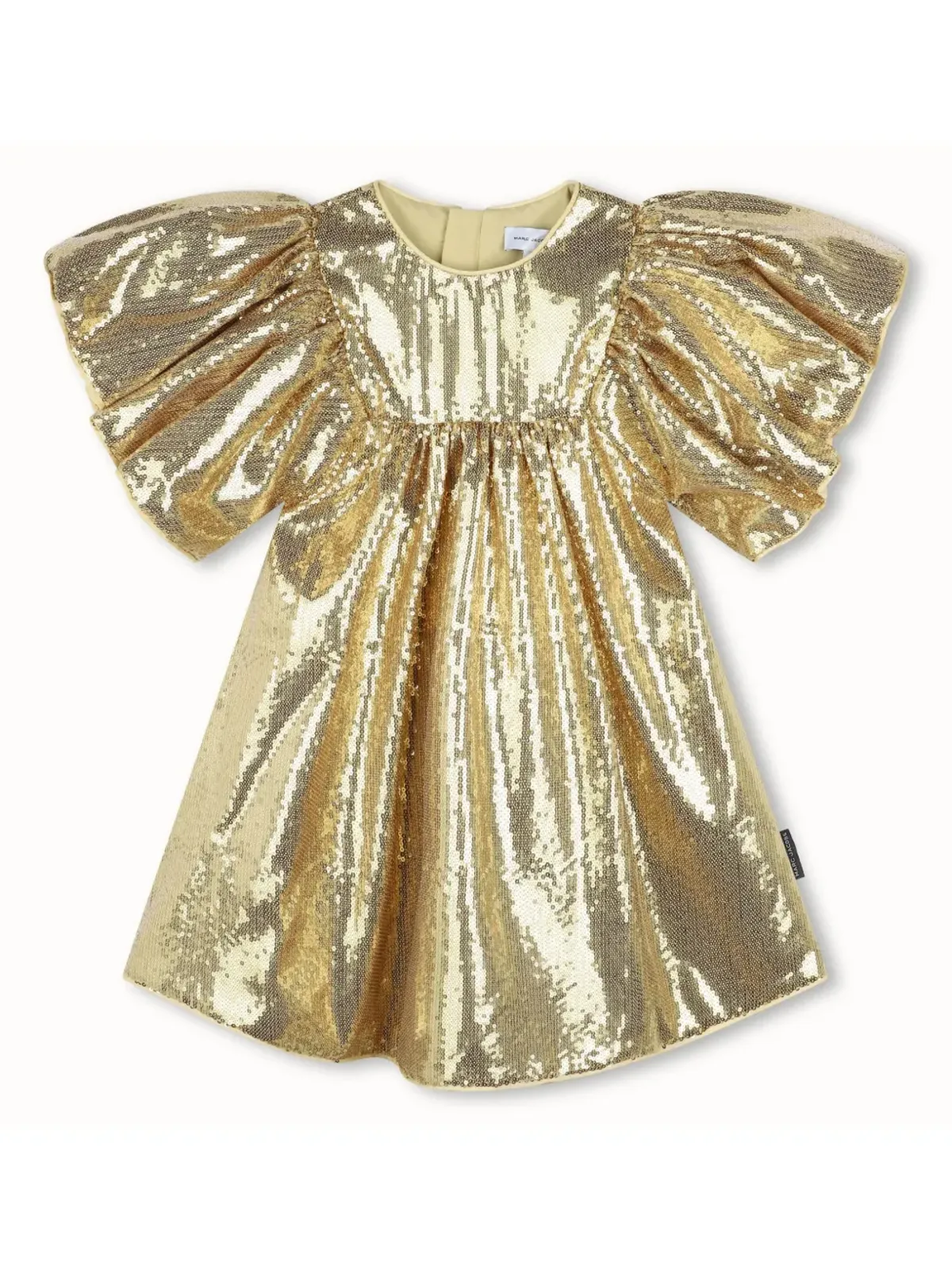 Marc Jacobs Kids スパンコールドレス - ゴールド - 画像1