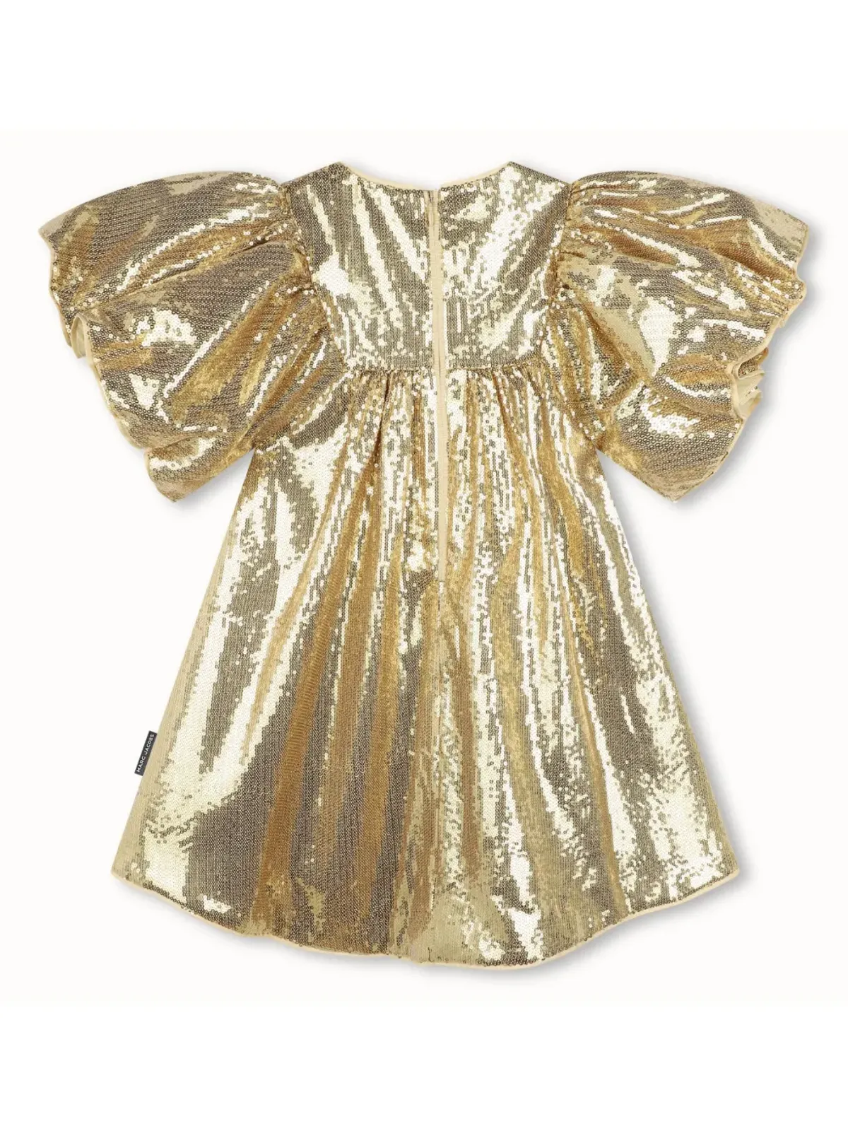 Marc Jacobs Kids スパンコールドレス - ゴールド - 画像2