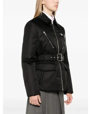 Prada トライアングルロゴ入りパデッドジャケット - サムネイル3
