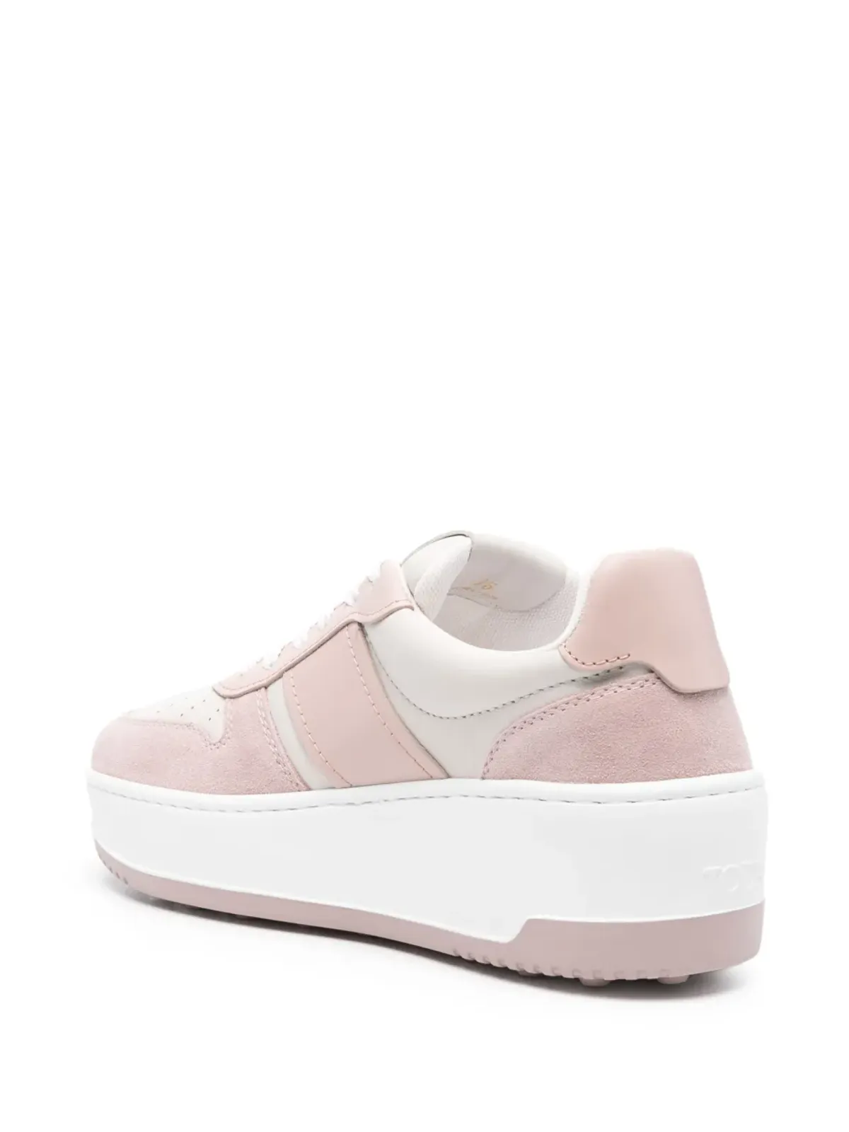 Tod's ロゴプリント レザー スニーカー - ニュートラルカラー - 画像3