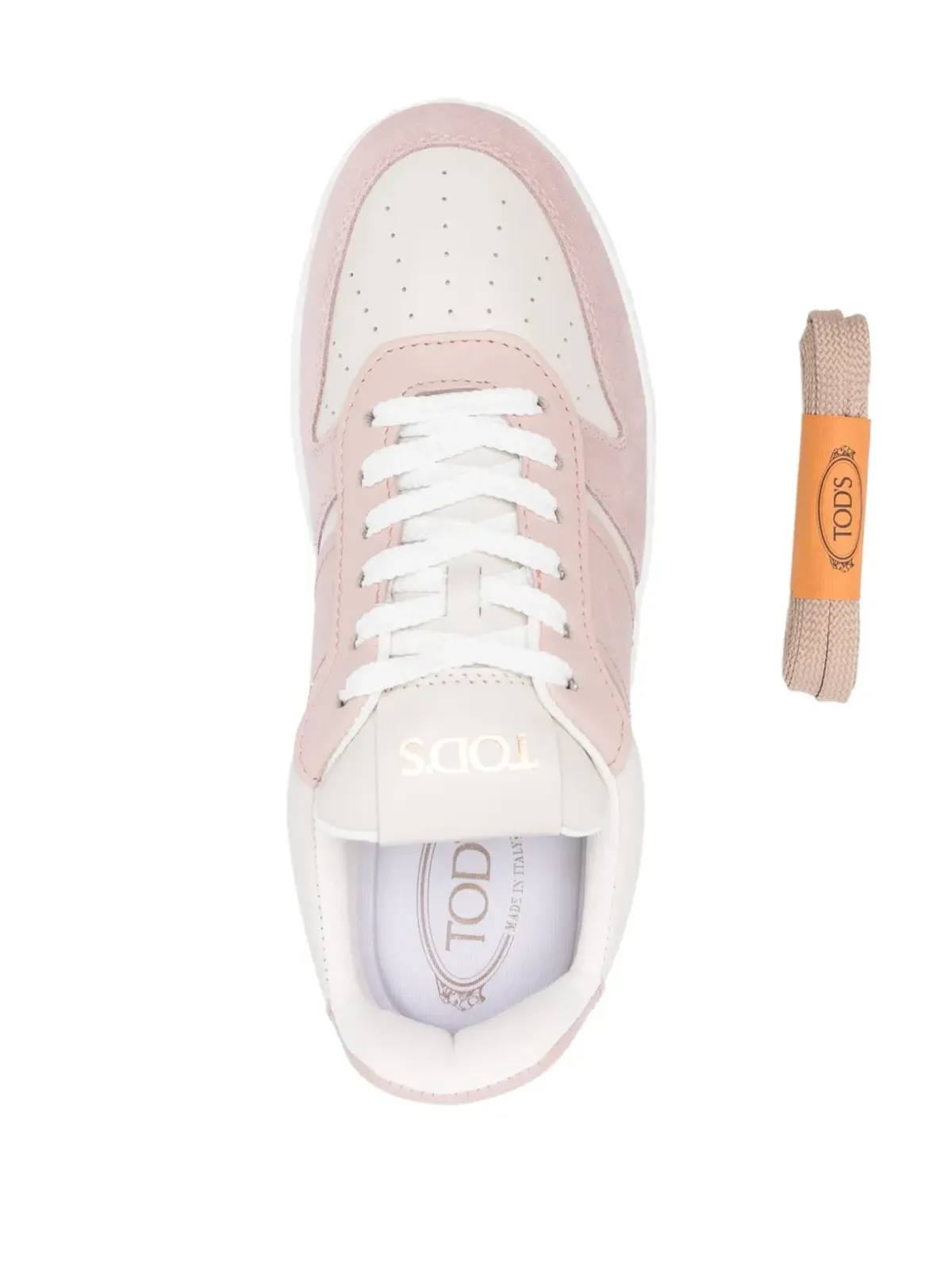 Tod's ロゴプリント レザー スニーカー - ニュートラルカラー - 画像4