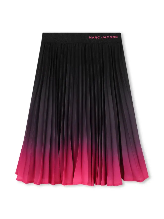 Marc Jacobs Kids Marc Jacobs Kids pleated skirt - Purpleの商品画像