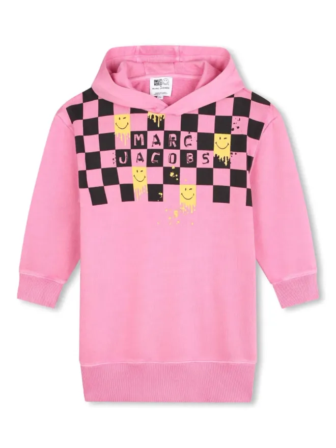 Marc Jacobs Kids Marc Jacobs Kids チェックプリント フード付きワンピースの商品画像