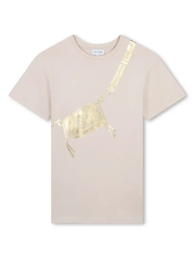 Marc Jacobs Kids Marc Jacobs Kids グラフィックプリント コットン ドレス ピンクの商品画像