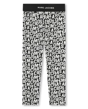 Marc Jacobs Kids 全面ロゴ入りレギンス - サムネイル1