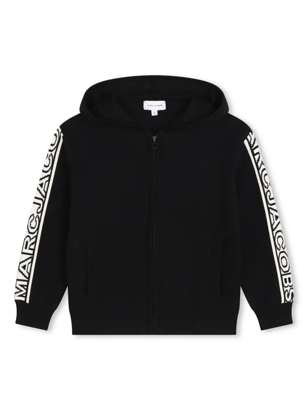 Marc Jacobs Kids ブランドロゴ入りパーカー - ブラック - 画像1