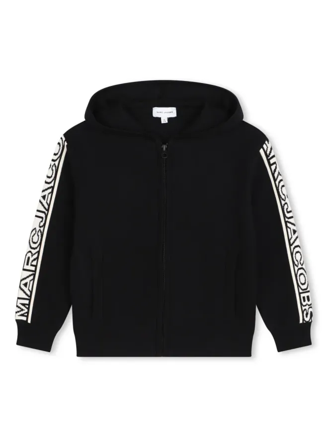 Marc Jacobs Kids Marc Jacobs Kids ブランドロゴ入りパーカー - ブラックの商品画像