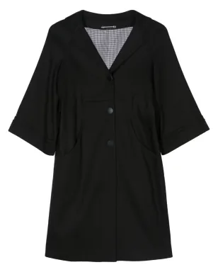 ビンテージ Gucci シングルブレストコート ブラック - サムネイル1