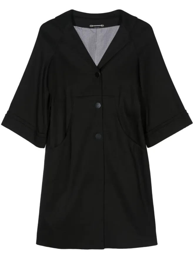 Gucci Pre-Owned ビンテージ Gucci シングルブレストコート ブラックの商品画像