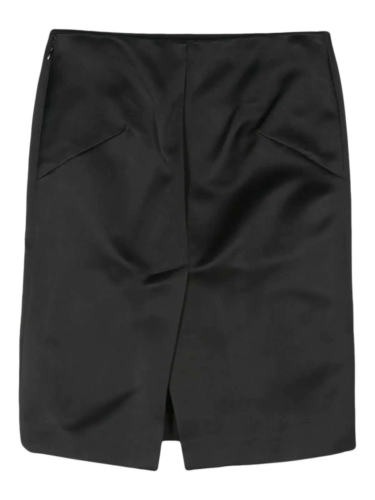 Prada Pre-Owned 2010年代 ツイル ペンシルスカート - ブラック - 画像2