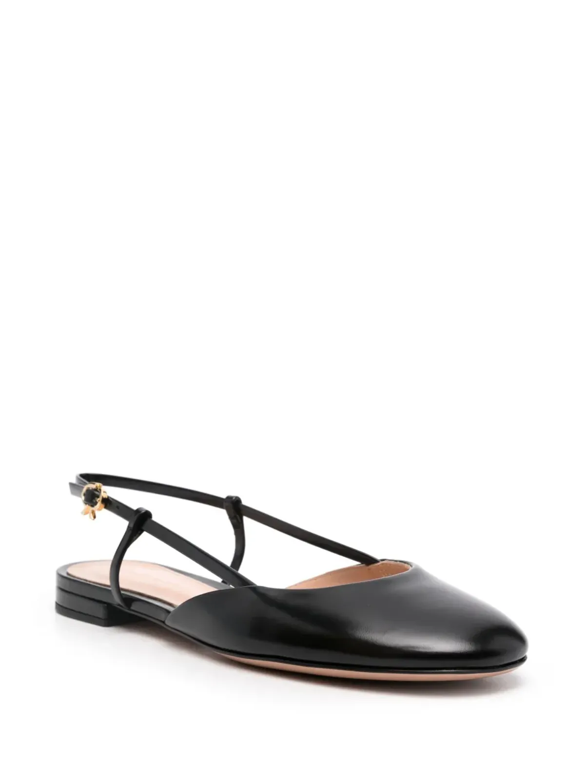 Gianvito Rossi レザー バレエフラット - ブラック - 画像2