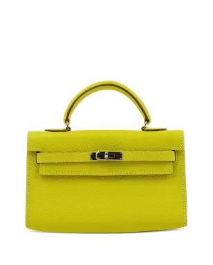 Hermès ビンテージ 2011年 タイニー ケリー ハンドバッグ - イエロー - サムネイル1