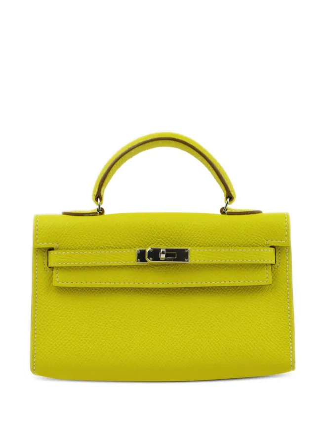 Hermès Pre-Owned Hermès ビンテージ 2011年 タイニー ケリー ハンドバッグ - イエローの商品画像
