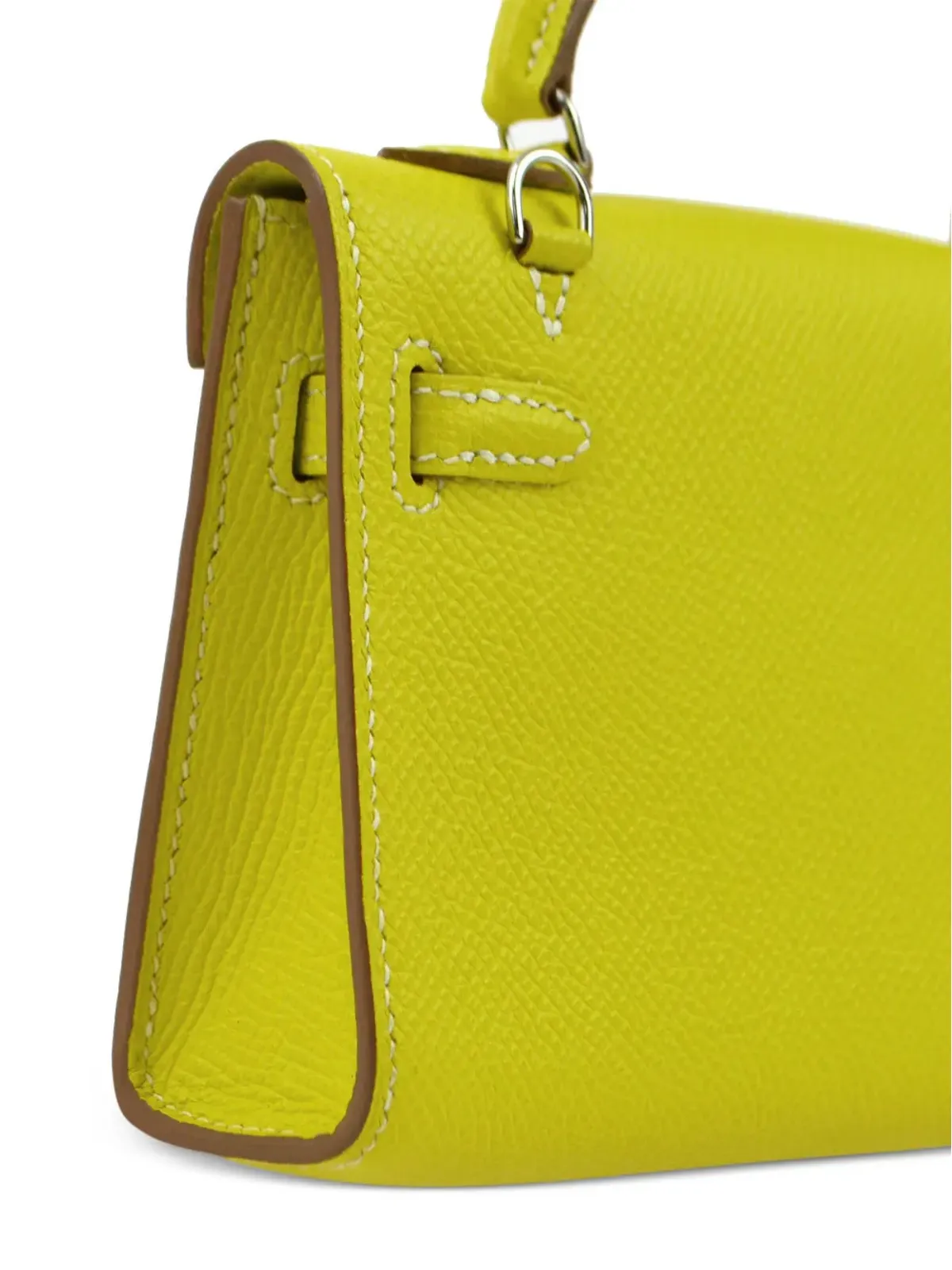Hermès ビンテージ 2011年 タイニー ケリー ハンドバッグ - イエロー - 画像3