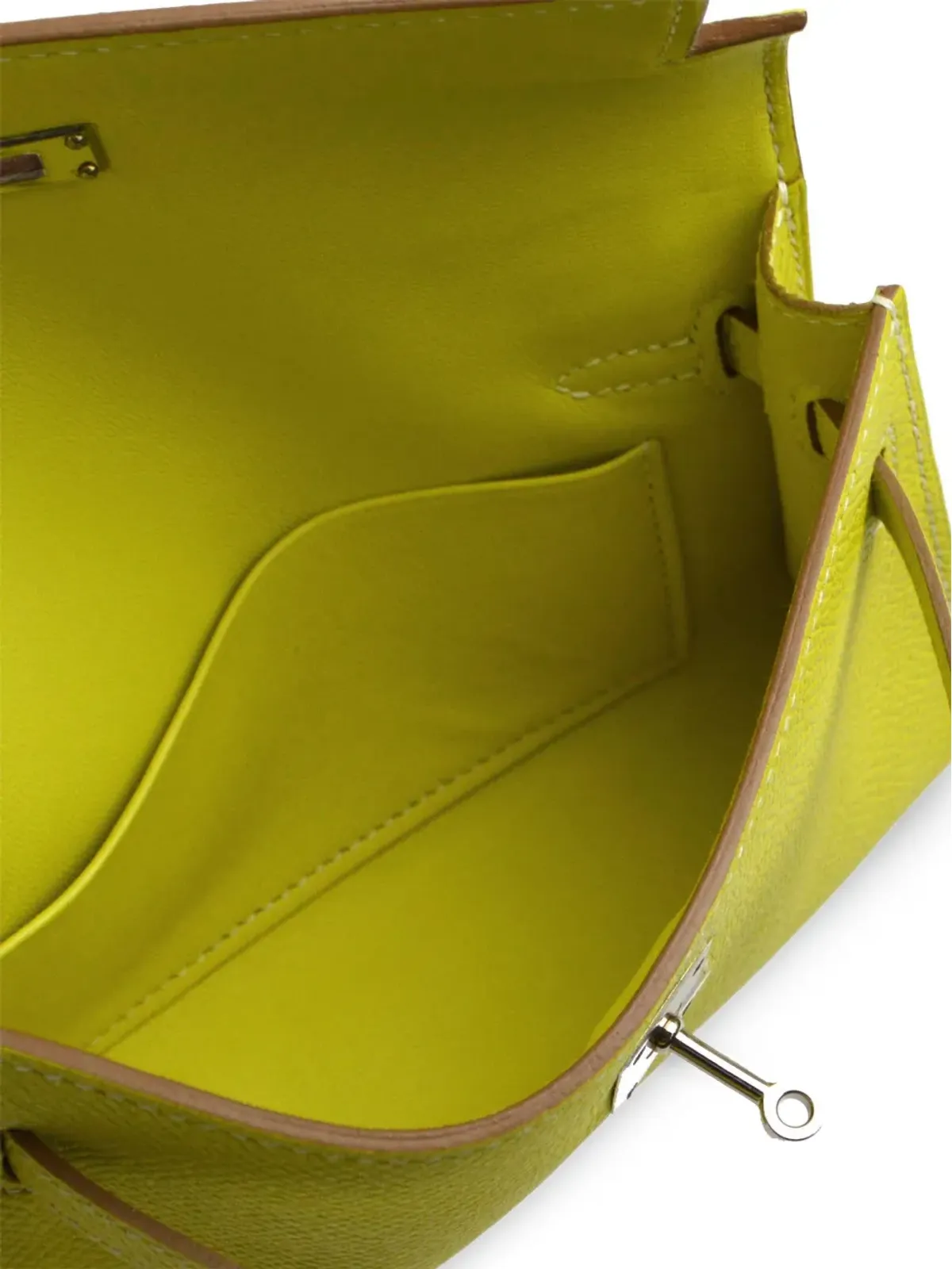 Hermès ビンテージ 2011年 タイニー ケリー ハンドバッグ - イエロー - 画像4