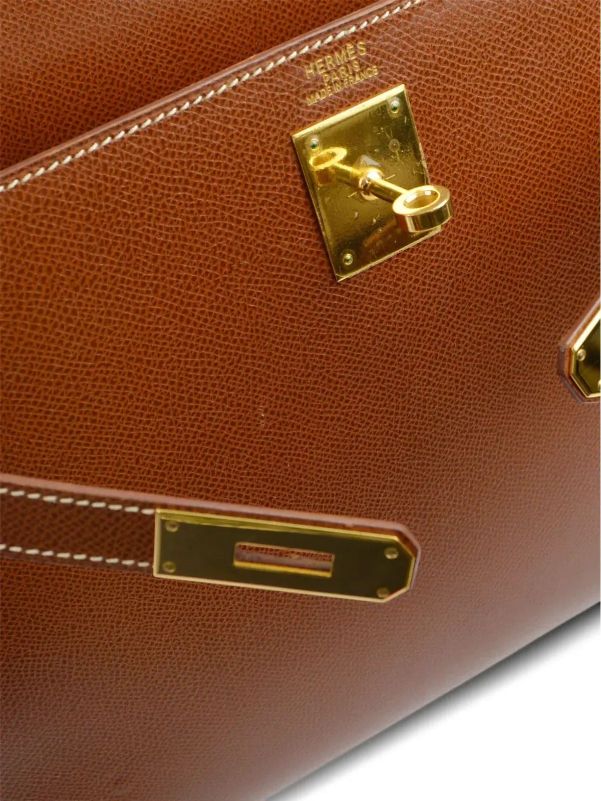 Hermès ビンテージ 2003年 ケリー32 ツーウェイバッグ - ブラウン - 画像5