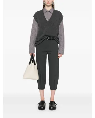 PINKO Vネック ファインニット ジレ - グレー - サムネイル2