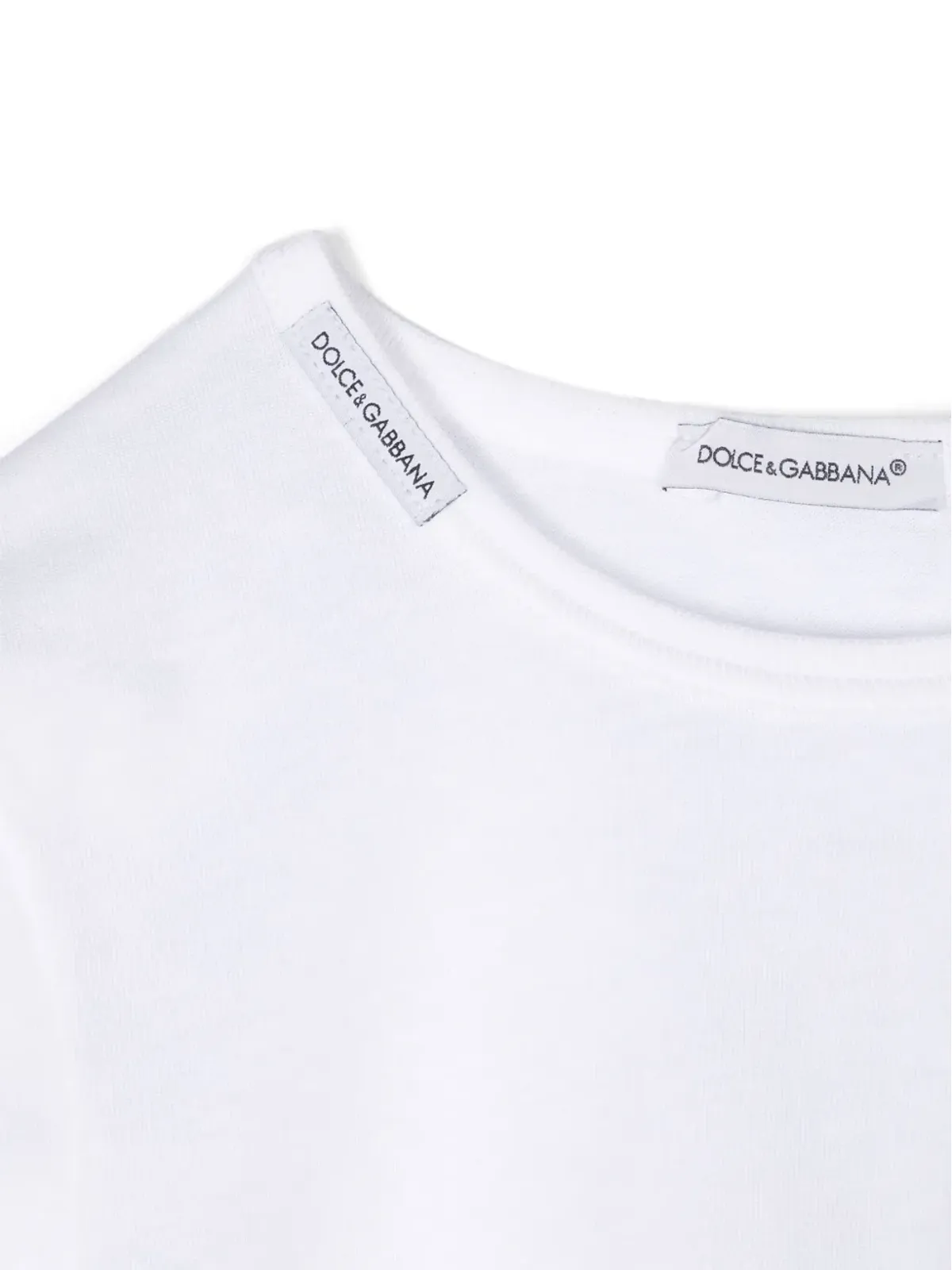 Dolce & Gabbana Kids ロゴタグ コットンTシャツ - 画像3