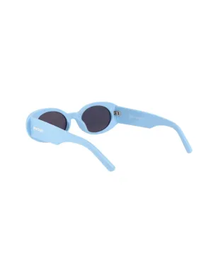 Palm Angels Eyewear Spirit oval-frame sunglasses - Blue - サムネイル4