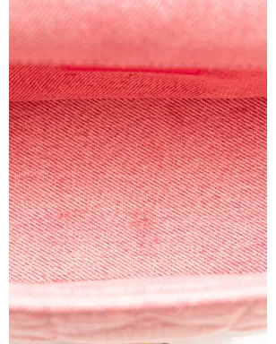 Christian Dior ビンテージ 2022 ミディアム マクロカナージュ デニム カロ クロスボディ バッグ - ピンク - サムネイル5