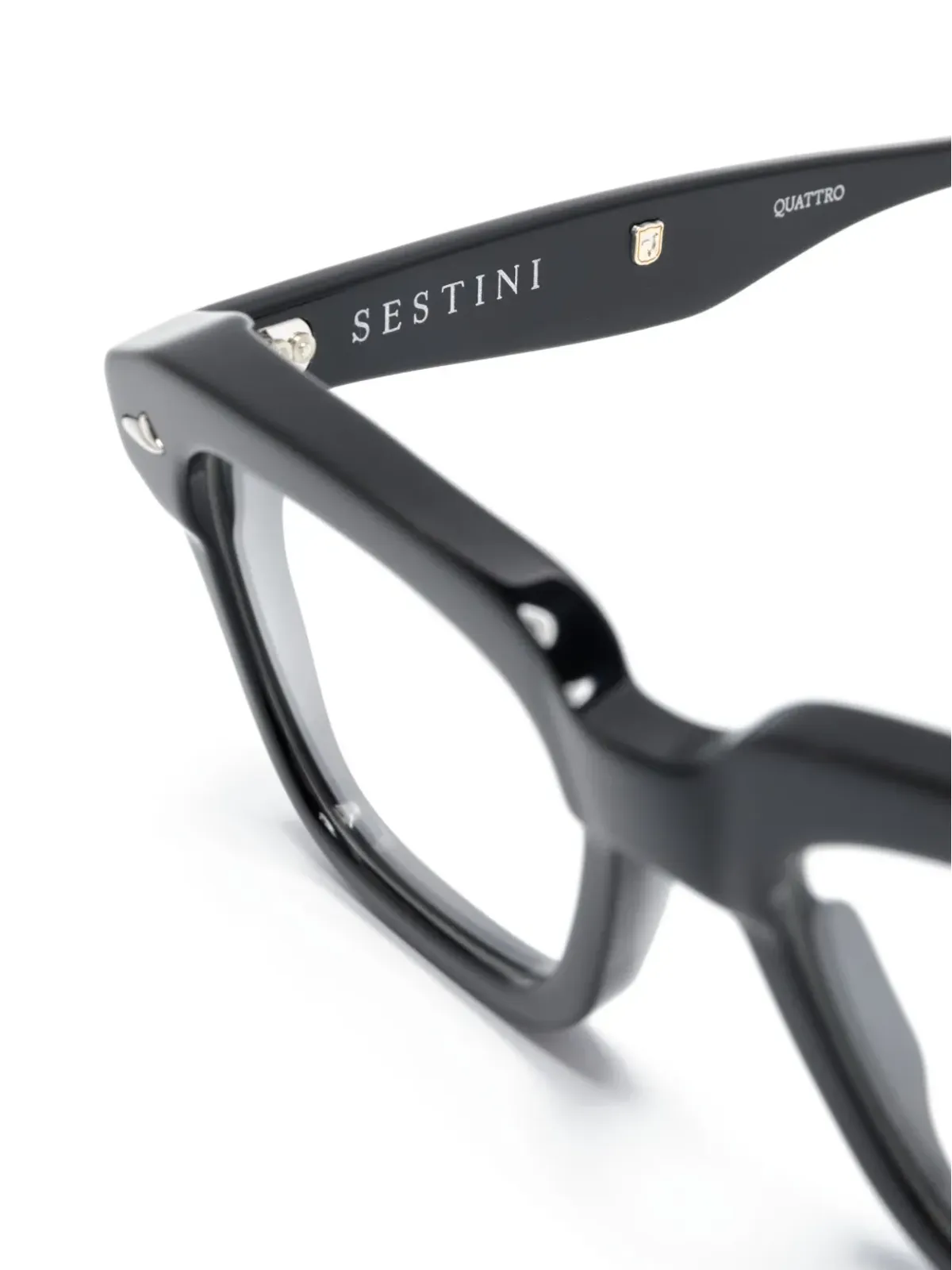 Sestini Eyewear クアトロ スクエアフレーム眼鏡 - 画像3