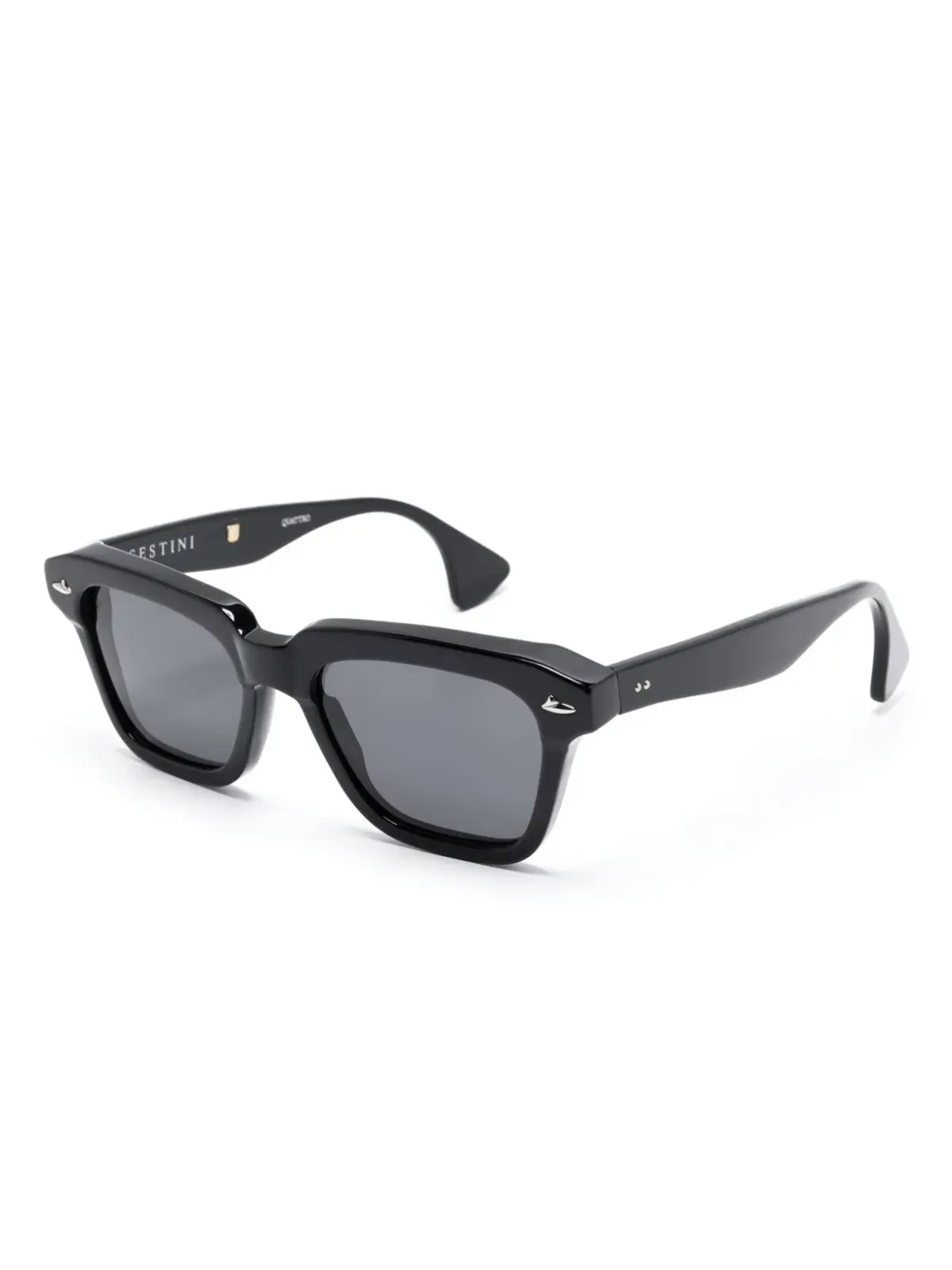 Sestini Eyewear Quattro square-frame sunglasses - Black - 画像2