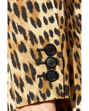 Moschino レオパード柄ブレザー ブラウン - サムネイル5