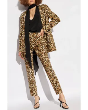 Moschino レオパード柄ブレザー ブラウン - サムネイル2