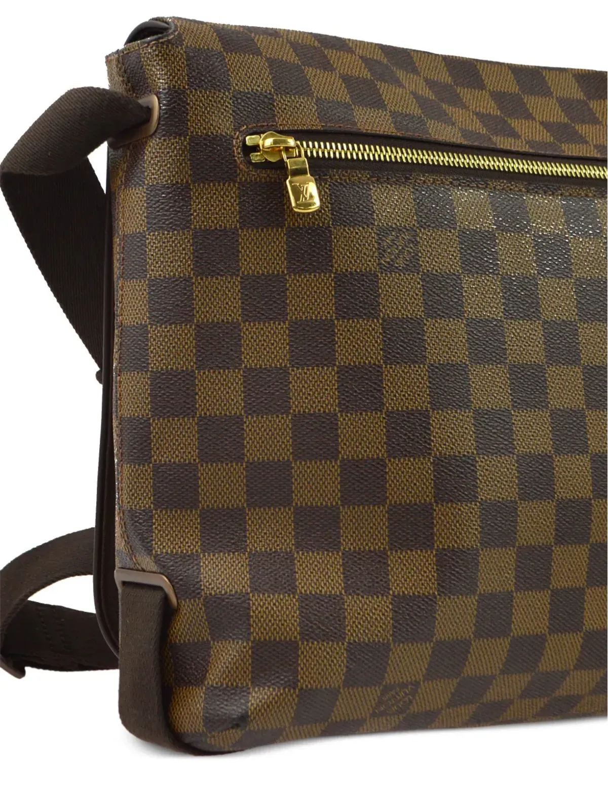 Louis Vuitton ビンテージ Brooklyn MM ショルダーバッグ ブラウン - 画像3