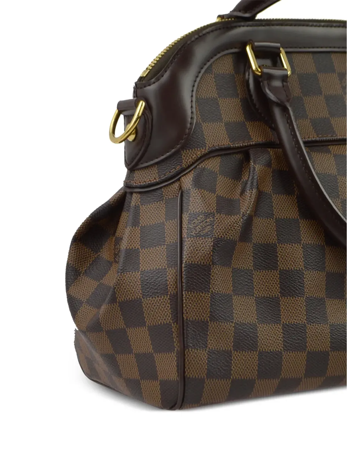 Louis Vuitton ビンテージ 2008 Trevi PM 2ウェイ ハンドバッグ – ブラウン - 画像3