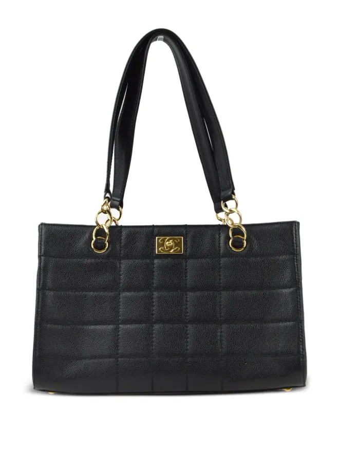 CHANEL Pre-Owned CHANEL ビンテージ 2002 Wild Stitch トートバッグ ブラックの商品画像