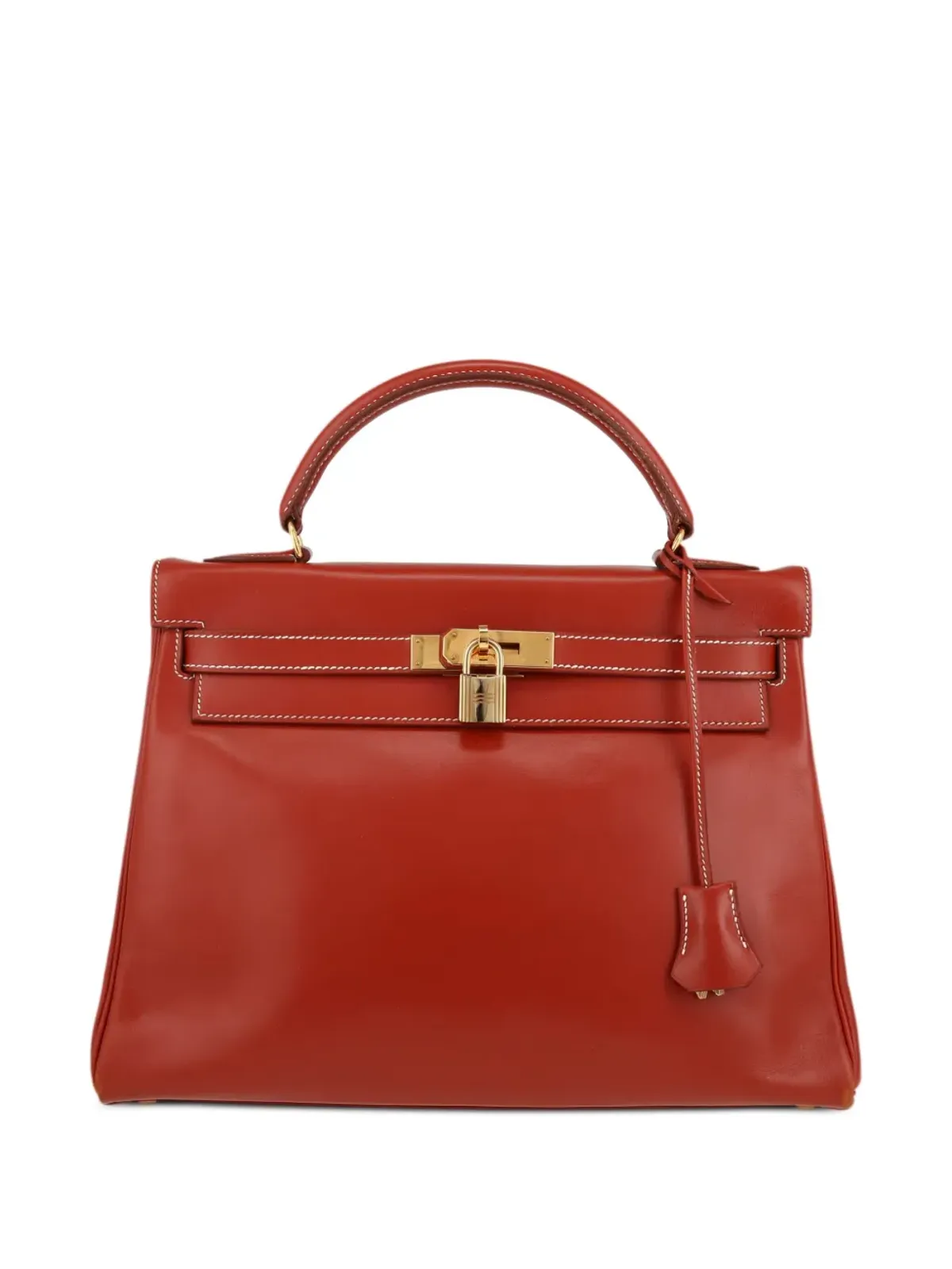 Hermès Pre-Owned ケリー32 セルリエ ツーウェイ ハンドバッグ - 赤 - 画像1