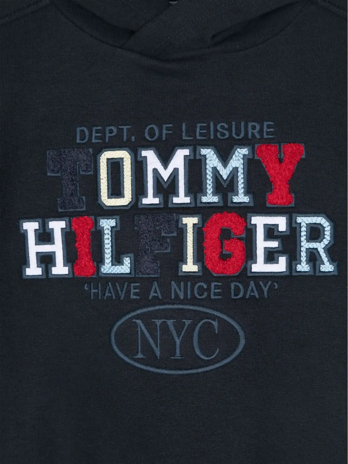 Tommy Hilfiger Junior 刺繍ロゴ入りフード付きパーカー - 画像3