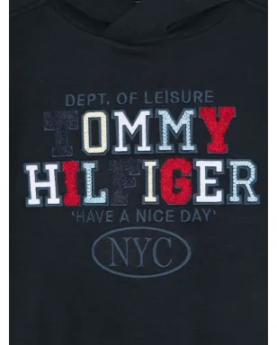 Tommy Hilfiger Junior 刺繍ロゴ入りフード付きパーカー - サムネイル3
