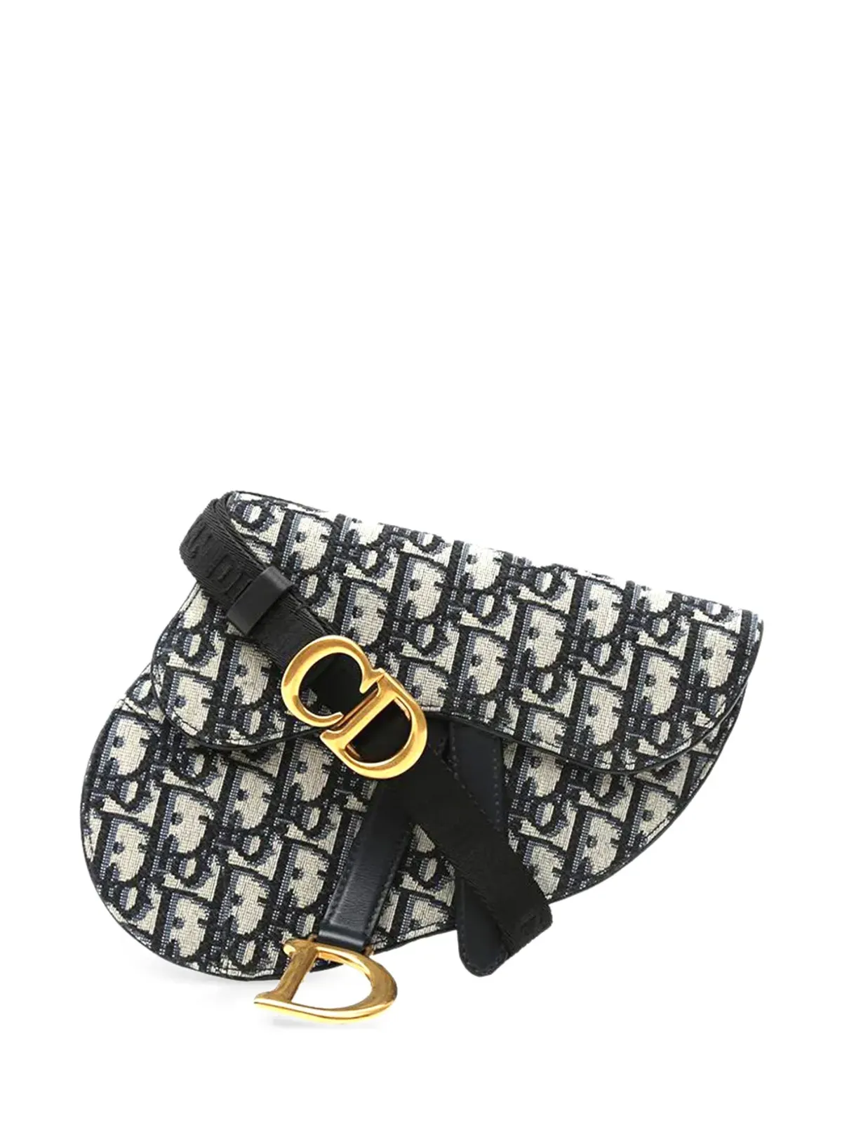 Christian Dior ビンテージ 2020年 オブリーク サドルベルトバッグ ブルー - 画像1