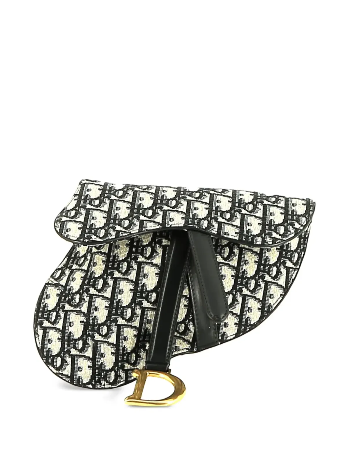 Christian Dior ビンテージ 2020年 オブリーク サドルベルトバッグ ブルー - 画像3