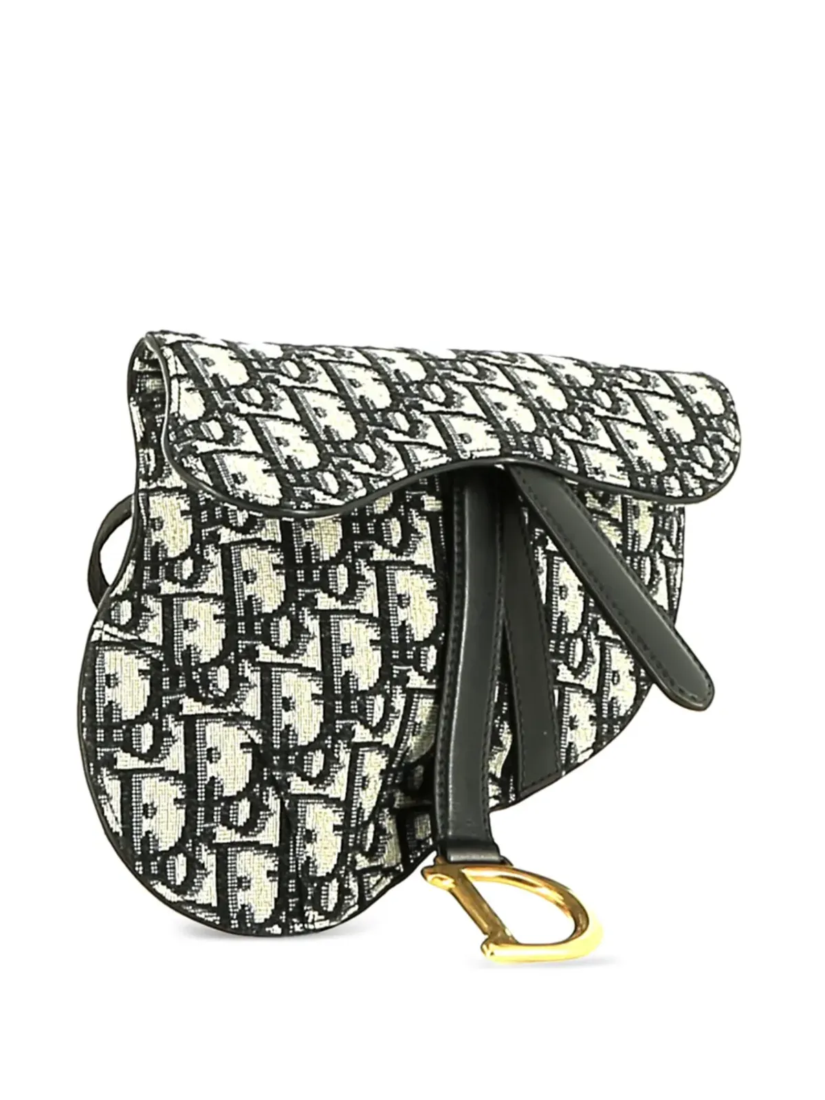 Christian Dior ビンテージ 2020年 オブリーク サドルベルトバッグ ブルー - 画像4