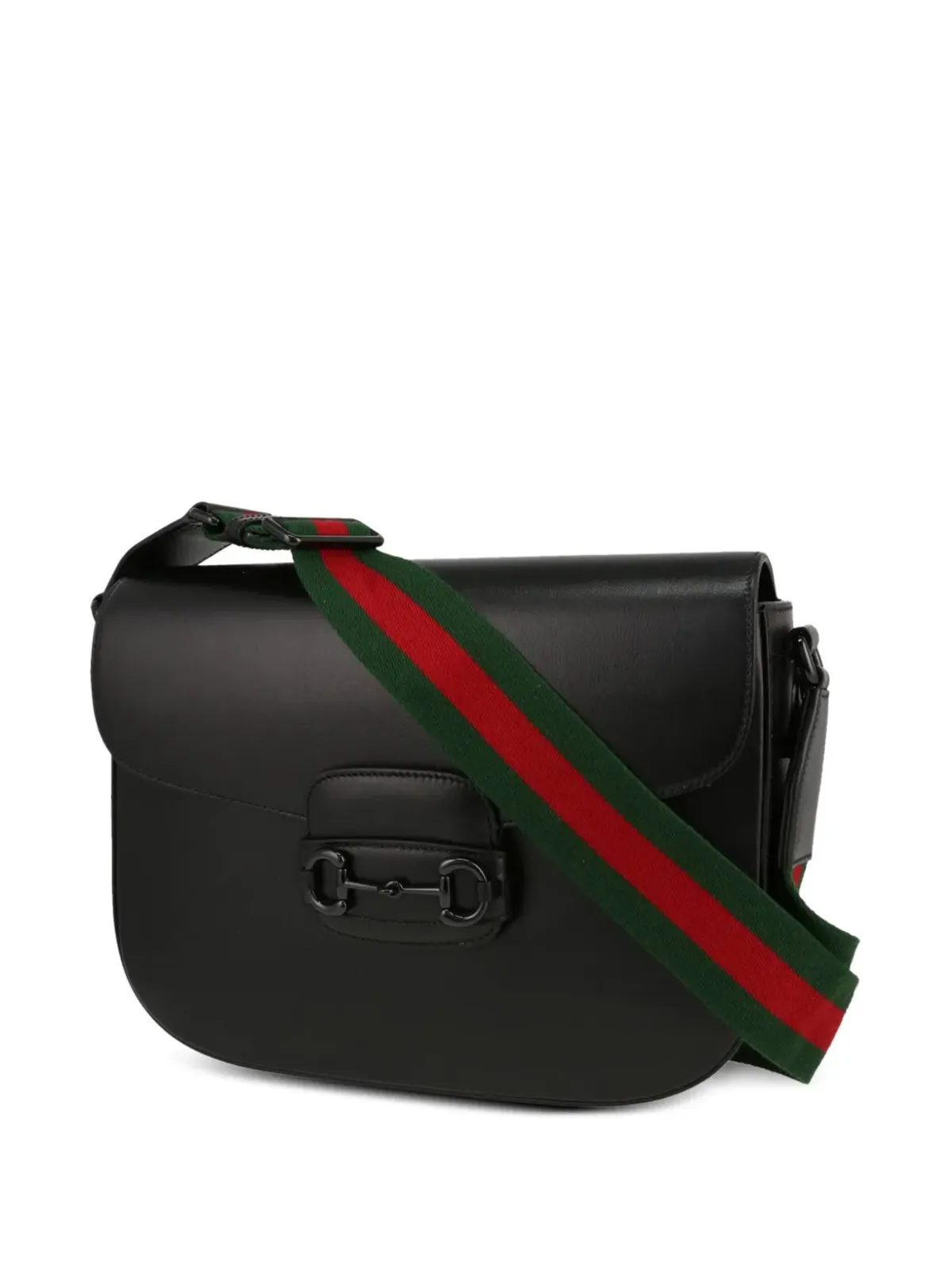 Gucci ビンテージ 大型 ホースビット1955 ショルダーバッグ - ブラック - 画像5
