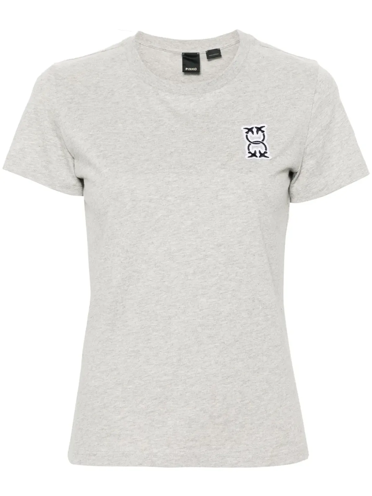PINKO ロゴパッチ コットン Tシャツ - 画像1