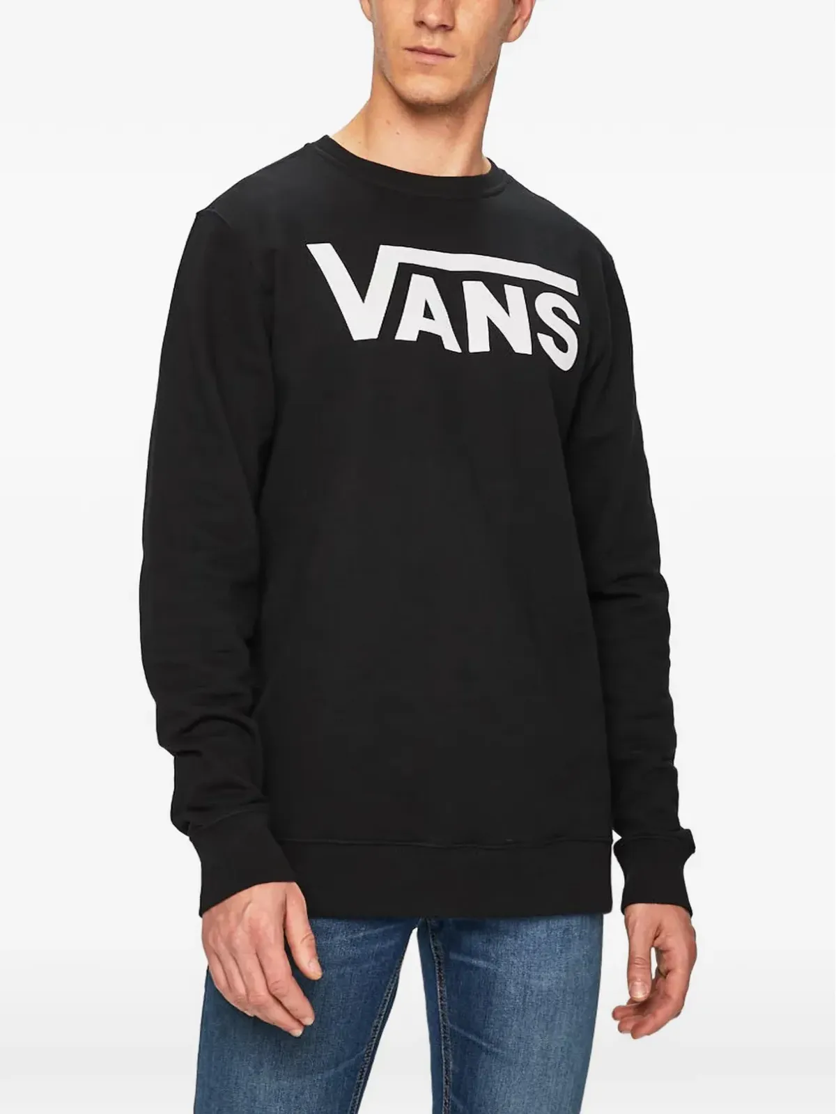 Vans ロゴディテール長袖スウェットシャツ - 画像3